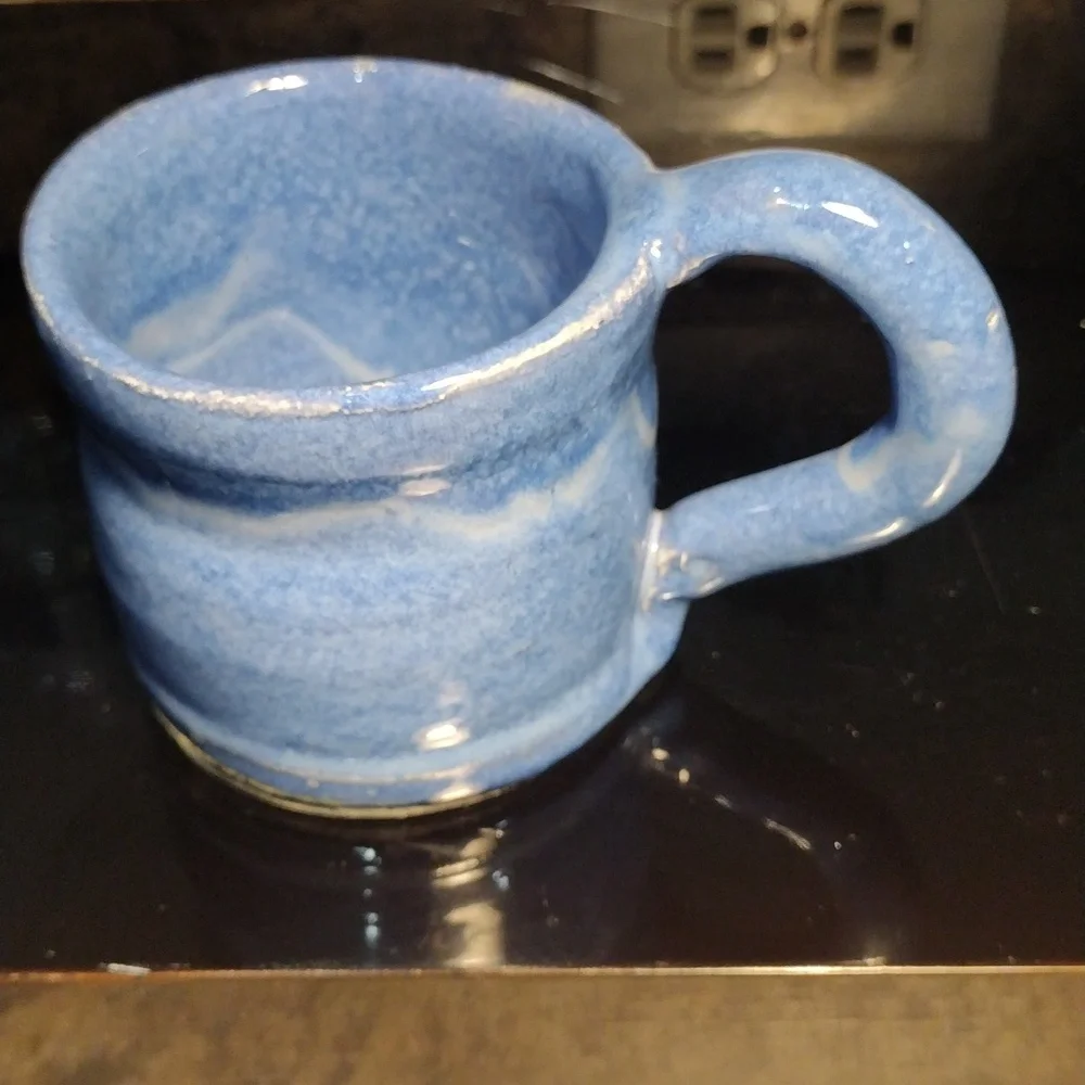 Blue Hand Built Mug/Cup